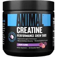 Universal Nutrition Eläin, Creatine Performance Chews, Vihreä, 120 Kastettavaa Tablettia