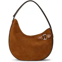 Ralph Lauren Tasha Olkalaukku Nahka 32 cm Ruskea