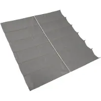 Platinum , Coolfit aurinkovarjo harmonica 200x400cm harmaa