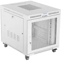 Lanberg Free-standing installation rack cabinet 19 inches 15U 800x1000 perforated doors LCD gray (Flat pack)
