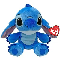 TY Beanie Baby Stitch - (pehme vartalo) - 15 cm sininen