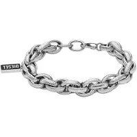 Diesel Steel hopeanvärinen rannekoru DX1514040