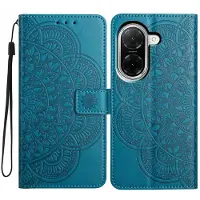 SKALO Xiaomi Redmi A5 4G Mandala Kukka Lompakkokotelo - Sininen