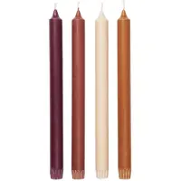 Ferm Living Pure Kynttilät 30 Cm 4 Kpl:n Pakkaus Roseate Blend - Kynttilät Steariini - 1104271426