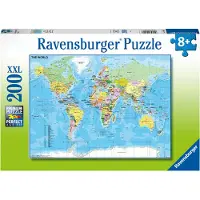 Ravensburger Map Of The World 200P - Multi/patterned - ONE SIZE