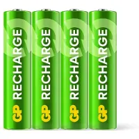 GP Rechargeable Battery AAA 800 mAh x 4 NiMH