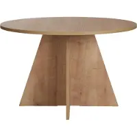 Skye Decor Ruokapöytä Virella Sapphire Oak, 120x75x120 cm, tammen värinen