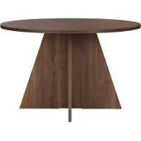 Skye Decor Ruokapöytä Virella Walnut, 120x75x120 cm, pähkinäpuun värinen