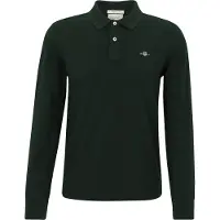 Gant for man. 2230 Shield pique polo shirt green (XL), Casual, Cotton, Long sleeve