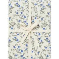 Garbo&Friends Muslin Fitted Sheet Single, 90X200X30 Cm, Dainty - Cream - 90X200X30CM