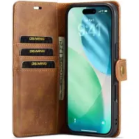 DG Ming Lompakkokotelo DG-Ming 2i1 iPhone Air - Ruskea