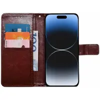 CaseOnline Lompakkokotelo 3-kortti iPhone Air - Ruskea