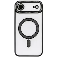 CaseOnline Diamond bling MagSafe kuori iPhone Air - Musta