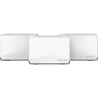 Mercusys HALO H27BE, Valkoinen, Sisäinen, Verkkojärjestelmä, 30 dBmW, Kaksitaajuus (2,4 GHz/5 GHz), Wi-Fi 6 (802.11ax) (Halo H27BE(3-pack)(EU))
