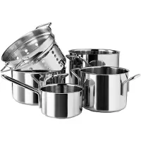 Eva Solo - Stainless Steel Kattilasarja 5 osaa