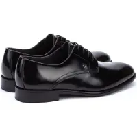 Martinelli for man. 1691-2855T Black leather Arlington shoe (44), Flat, 1 to 3 cm, Laces, Party, Classic