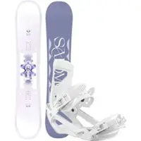 Salomon Lotus+Spell White S 2026 Lumilautapaketti pattern Koko 138