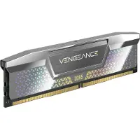 Corsair VENGEANCE RGB 48 Gt (2 x 24 Gt) DDR5 8400 MHz, CL40 -muisti, hopea (XMP)