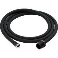 Clean Stream Premium Silicone Hose Silikoniletku Anaalisuihkuun - Mus­ta