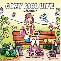 Max Ström BokforlagetMaxStrom Cozy Girl Life Värityskirja