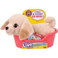 Moose – Moose Toys Little Live Pets My Really Real Puppy Mini Buddy Labrador interactive plush toy, realistic puppy that responds to touch and sounds (26650)