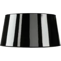 Artwood Lampunvarjostin Classic XXL Low Black Lacquer