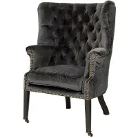 Artwood Churchtown nojatuoli Armchair Avanna Velvet Dark