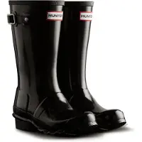 Hunter Junior Originals Gloss Kumisaappaat Black Black 34 EU Musta 34 EU Pojat, Tytöt
