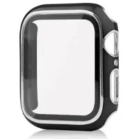 Mtp Products Apple Watch Series SE (2022)/SE/6/5/4 Kotelo Panssarilasi - 9H sella - 44mm - Musta