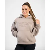MM Sports Hoodie Wmn Varsity, Taupe S