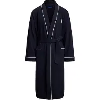 Ralph Lauren Pitkä kylpytakki laivastonsininen / valkoinen