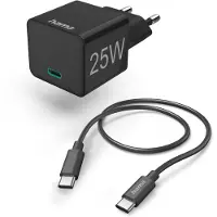 Hama Quick Charger 1x USB-C with Cable 25W PD 1.0m