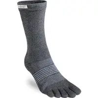 Injinji Women'S Trail Midweight Crew Granite Urheilusukat M/L