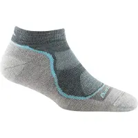 Darn Tough Women's Light Hiker No Show Lightweight with Cushion Slate Retkeilysukat L (41-42.5)