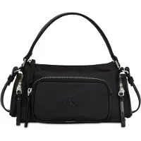 Calvin Klein Pocket Nylon Bag W/ Strap - Black - ONE SIZE