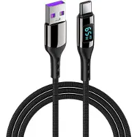 INF C-tyypin pikalatauskaapeli PD jopa 100 W Black 2 m