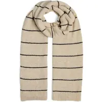 Pieces Pcnorma Long Stripe Scarf Bc - Cream - ONE SIZE