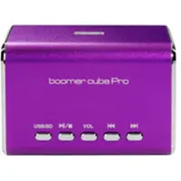 Ultron Boomer cube Pro, 6 W, Langallinen, Purppura, Kuutio, Alumiini, MicroDrive (123065)