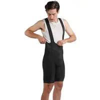 Gripgrab PACR Thermal bib-shortsit Musta miehet