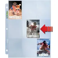 Ultra pro Korttikansion Irtosivu 9-tasku Side-Load Premium, 100 sivua