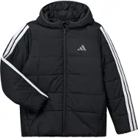 Adidas Pehmustettu takki - Essentials 3S - Musta/Val - - 16 v (176) - Pehmustetut takit