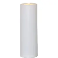 Star Trading Flamme Pöytäkynttilä Led Ulkona Käytettävä 32,5 Cm - LED-valo Muovi Valkoinen - 061-26