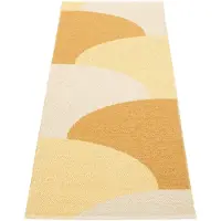 Pappelina Hill matto Ochre/Pale yellow/Cream 70 x 180cm