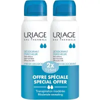 Uriage Deodorantti Freshness Anti-odor Anti-Humidity herkälle iholle 2x125ml
