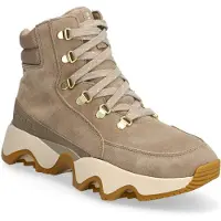 Sorel for woman. 2088281264 Kinetic Impact Conquest Plus taupe waterproof shoes (41), Leather, Flat, 1 to 3 cm, Laces, Casual