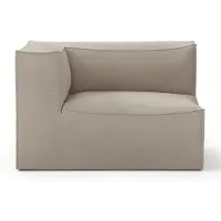Ferm Living Catena Sofa Armrest Left S400 - Cotton Linen - Natural