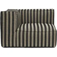 Ferm Living , Catena Sofa Armrest Left S400 - Louisiana - Sand/Black