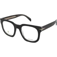 David Beckham DB 7123 50/22/150 musta kristalli asetaattikehykset MIESTEN DB 7123