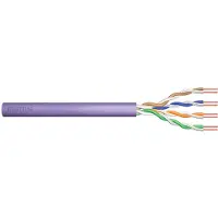 Digitus Tele-information, installation cable, U / UTP category 6, wire, copper, PVC, 305m, violet