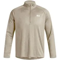 Under Armour Tech Textured 1/2 Zip City Khaki Pitkähihaiset urheilupaidat LG